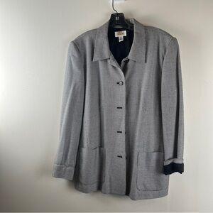 Talbots Classic Houndtooth Blazer